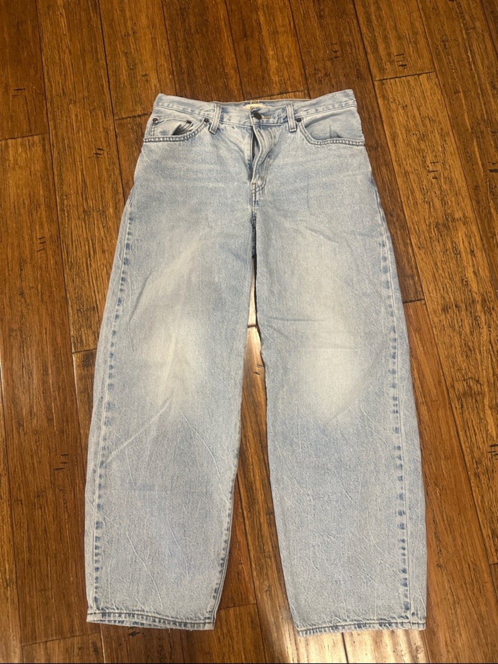 Levi’s Premium Baggy Dad Light Wash Straight Leg Jeans